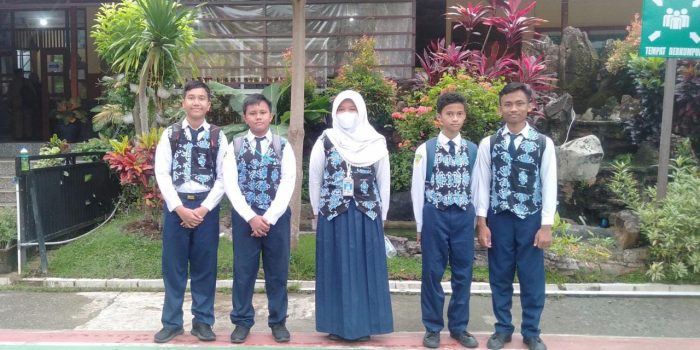 Peserta didik SMPN 3 Balikpapan yang mengikuti lomba OSN Tingkat Kota. Foto: BorneoFlash.com/Ist. 
