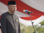 Upacara Peringatan Hari Lahir Pancasila Tahun 2023 dipimpin oleh Sekretaris Daerah (Sekda) Paser, Katsul Wijaya, mewakili Bupati Paser, Dr. Fahmi Fadli. Foto: MC Paser