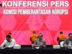 Foto: Tangkapan layar channel YouTube KPK RI saat Konferensi pers penahanan tersangka dugaan tindak pidana korupsi dana perumda di Kabupaten Penajam Paser Utara, Rabu (7/6/2023).