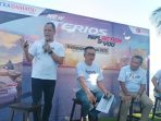 (Dari kiri) Kepala Cabang Astra Daihatsu Balikpapan, Nidzo Muddin; Kepala Cabang Daihatsu Regional Kalimantan, Ronald; OM Tri Mandiri Selaras, H Rofiq dan Kepala Cabang Serba Mulia, I Gede saat media gathering New Terios 2023, di Kampoeng Pasir Resto (Kemala Beach), Kamis (22/6/2023) sore. (Foto:BorneoFlash.com/Niken Sulastri).