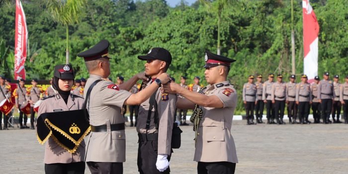 Kapolda Kaltim membuka secara resmi pendidikan Pembentukan Bintara Polri gelombang II TA 2023, di SPN Polda Kaltim Kutai Kartanegara pada Selasa (25/7/2023) pagi. Foto: HO/Humas Polda Kaltim.