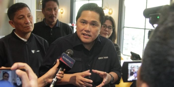 Ketua Umum Persatuan Sepak Bola Seluruh Indonesia, Erick Thohir. Foto: HO/pssi.org