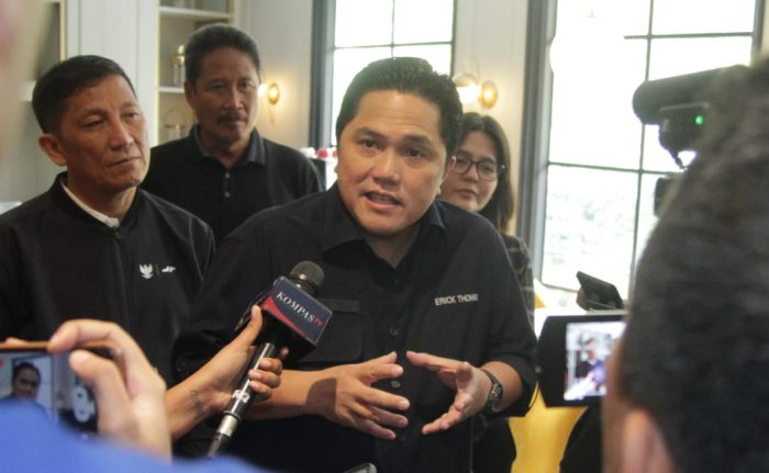 Ketua Umum Persatuan Sepak Bola Seluruh Indonesia, Erick Thohir. Foto: HO/pssi.org