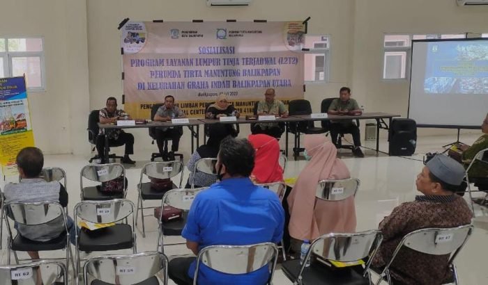 PTMB melaksanakan Sosialisasi Program L2T2 kepada puluhan Ketua RT se Kelurahan Graha Indah, Balikpapan Utara. Rabu (27/7/2023).