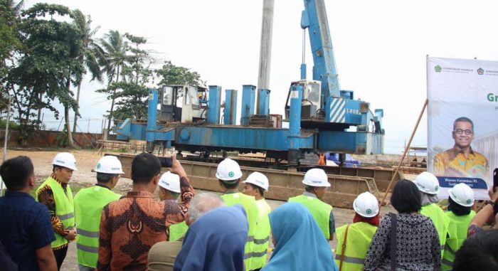 Pembangunan Gedung Jabal Uhud Asrama Haji Embarkasi Balikpapan. Foto: BorneoFlash.com/Ist.