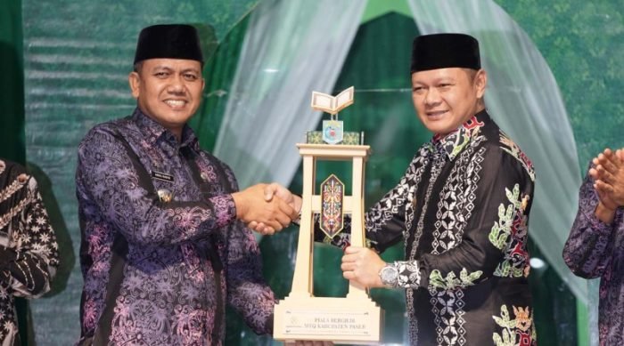 Penutupan Musabaqah Tilawatil Quran (MTQ) XLVIII tingkat Kabupaten Paser. Foto:  HO/Media Center Paser.