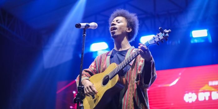 Kehadiran artis Raim Laode dalam rangkaian acara HUT ke-23 Lion Air. Foto: HO/Lion Air.