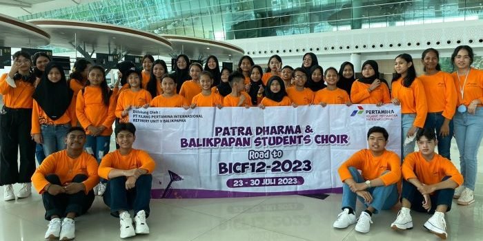 Mohon Doa dan Dukungannya, Patra Dharma &amp; Balikpapan Students Choir Ikuti Bali International Choir Festival 2023