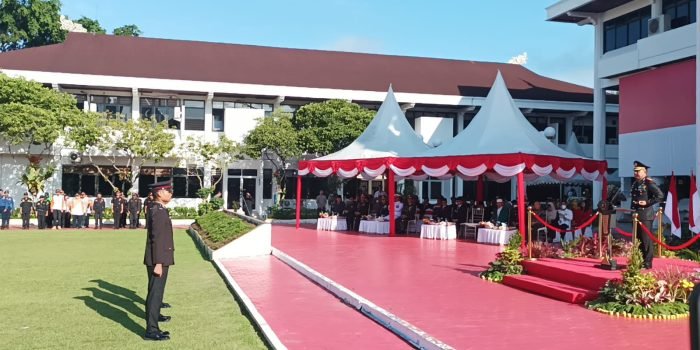 77 Tahun Hari Bhayangkara, Polresta Balikpapan Gelar Upacara