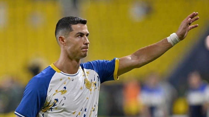 Cristiano Ronaldo di Liga Arab Saudi. Foto: Anadolu Agency via Getty Images/Anadolu Agency.