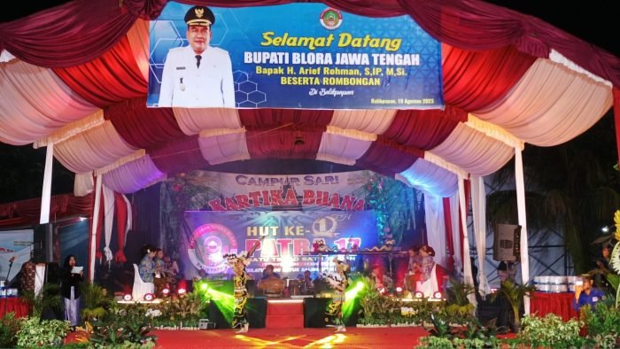 Paguyuban Tiyang Blora (Patra) 17 Balikpapan Rayakan Hari Ulang Tahun (HUT) ke 1 Tahun 2023, Yang berlangsung di Balikpapan Sport Convention Center (BSCC/DOME) pada hari Sabtu (19/8/2023) malam. Foto: BorneoFlash.com/Niken Sulastri.