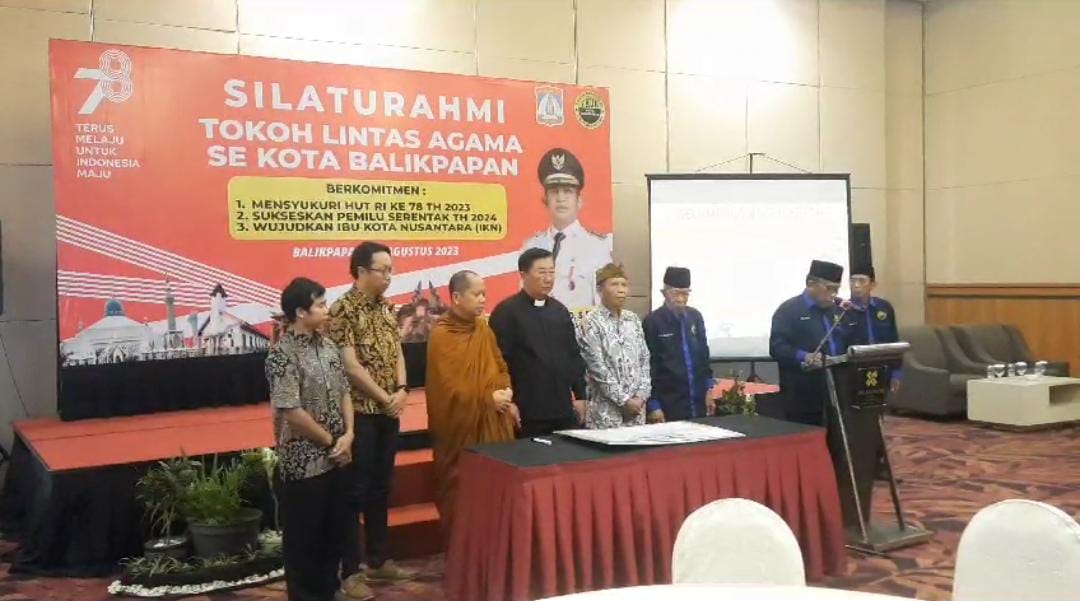 Ini Komitmen Bersama Tokoh Lintas Agama Se Kota Balikpapan