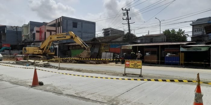 Perbaikan Jalan di MT Haryono, UMKM Audiensi dengan Kontraktor Keluhkan Turunnya Pendapatan