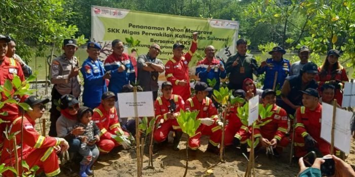Polda Kaltim Turut Hadiri Penanaman Mangrove oleh SKK MIGAS Perwakilan Kalsul, Dukung Program Lingkungan Berkelanjutan