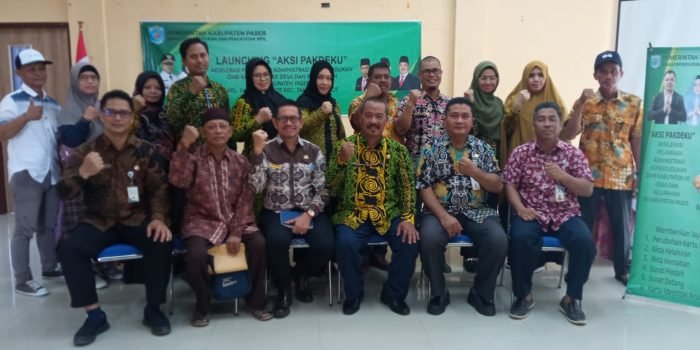 Program 'Aksi Pakdeku' sudah berjalan di beberapa kelurahan dan desa di kabupaten Paser. Foto: HO/Media Center Paser.
