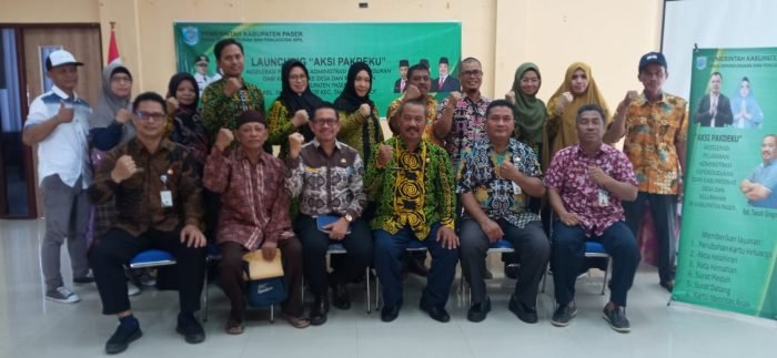 Program 'Aksi Pakdeku' sudah berjalan di beberapa kelurahan dan desa di kabupaten Paser. Foto: HO/Media Center Paser.