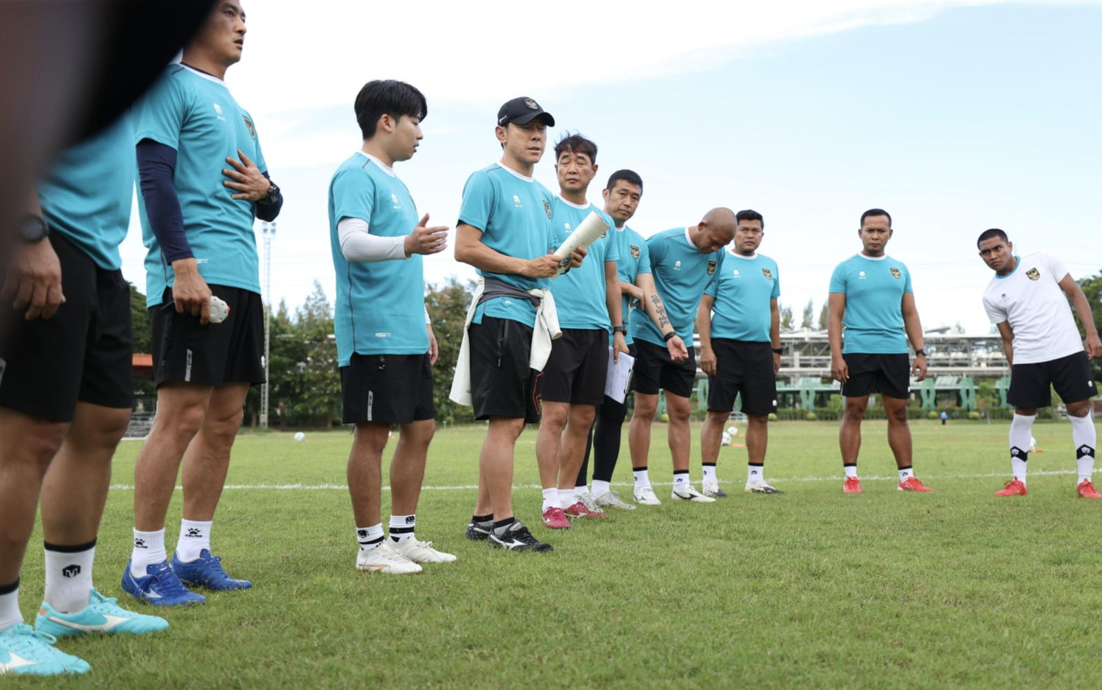 Latihan Jelang Laga Semifinal Timnas Indonesia Kontra Timnas Thailand di Rayong Thailand