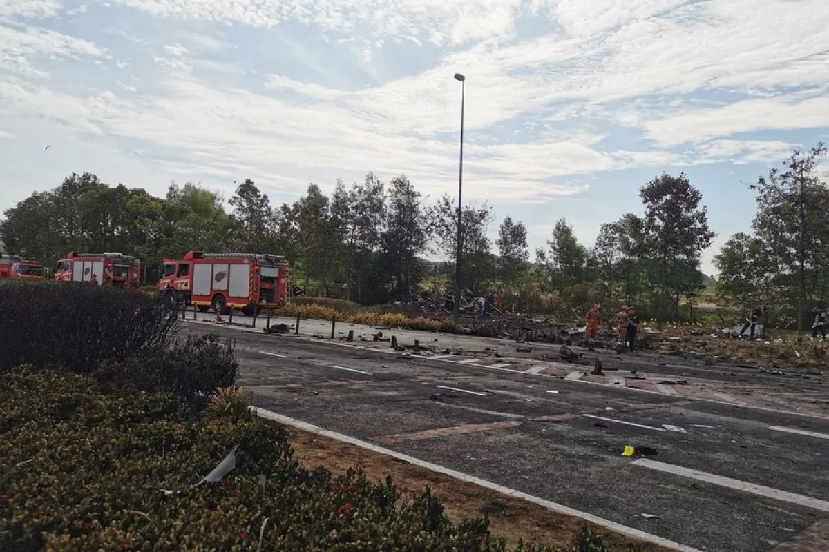 Kecelakaan Pesawat di Selangor Tewaskan 10 Orang Penumpang