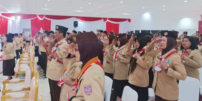 Upacara ulang janji dan renungan yang dipimpin Wali Kota Balikpapan. Foto: BorneoFlash.com/Niken Sulastri.