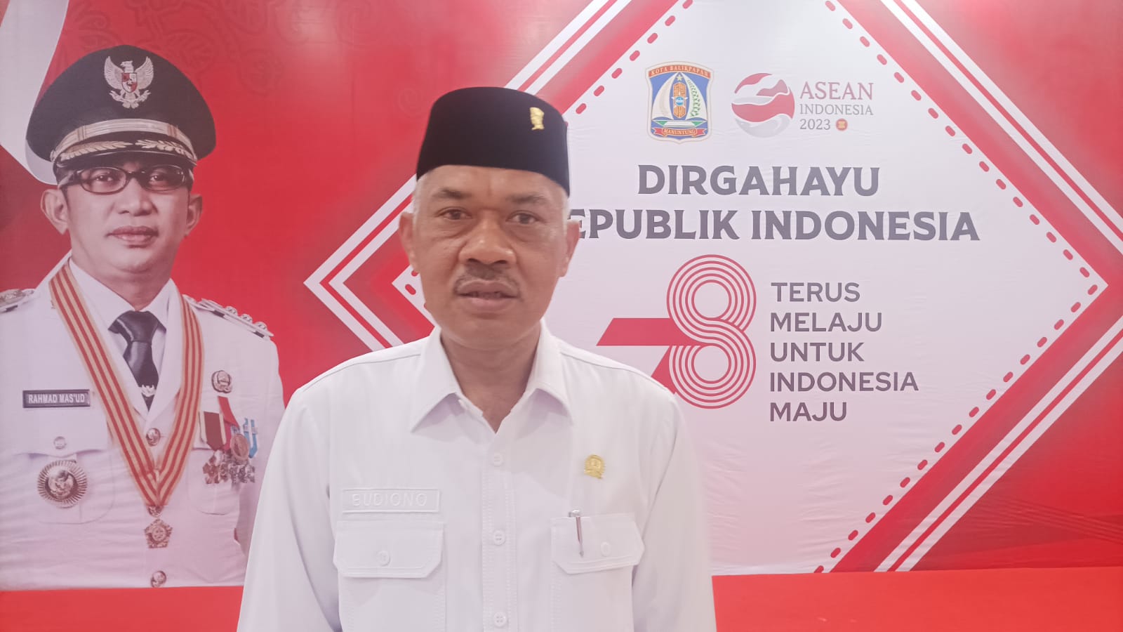 Budiono Ucapkan Dirgahayu Republik Indonesia ke 78