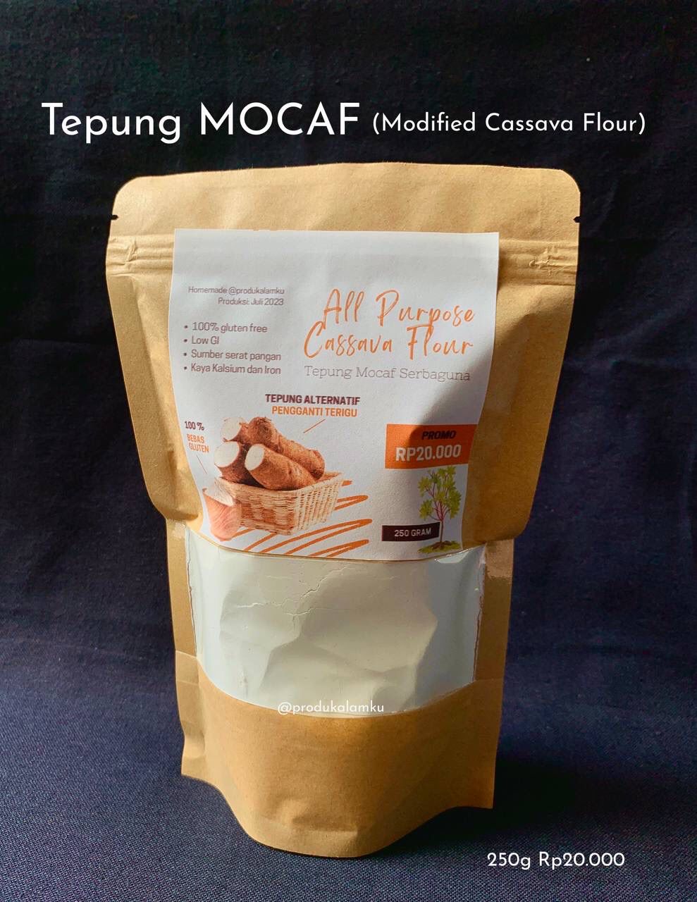 Kemasang dari Tepung Fermentasi Singkong Mocaf