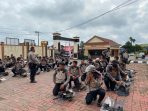 Polres Kutai Barat Gelar Latihan Dalmas Rutin, Tingkatkan Kemampuan dalam Persiapan Pemilu 2024