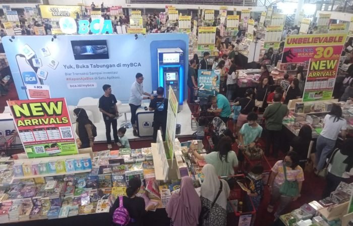 Bazar Buku Internasional “Big Bad Wolf Books" di BSCC Dome, Kamis (28/9/2023). Foto: BorneoFlash.com/Niken Sulastri.