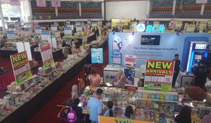 Bazar Buku Internasional “Big Bad Wolf Books" di BSCC Dome, Kamis (28/9/2023). Foto: BorneoFlash.com/Niken Sulastri.
