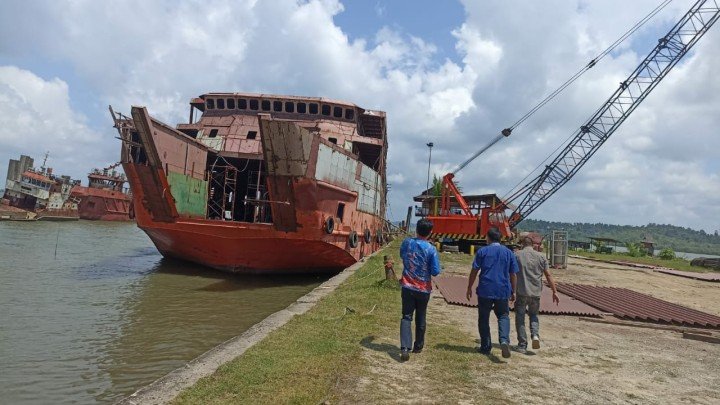 KM Benua Raya yang rencananya melayani rute Bontang-Mamuju ini diharapkan dapat beroperasi di akhir tahun 2023. Foto: IST