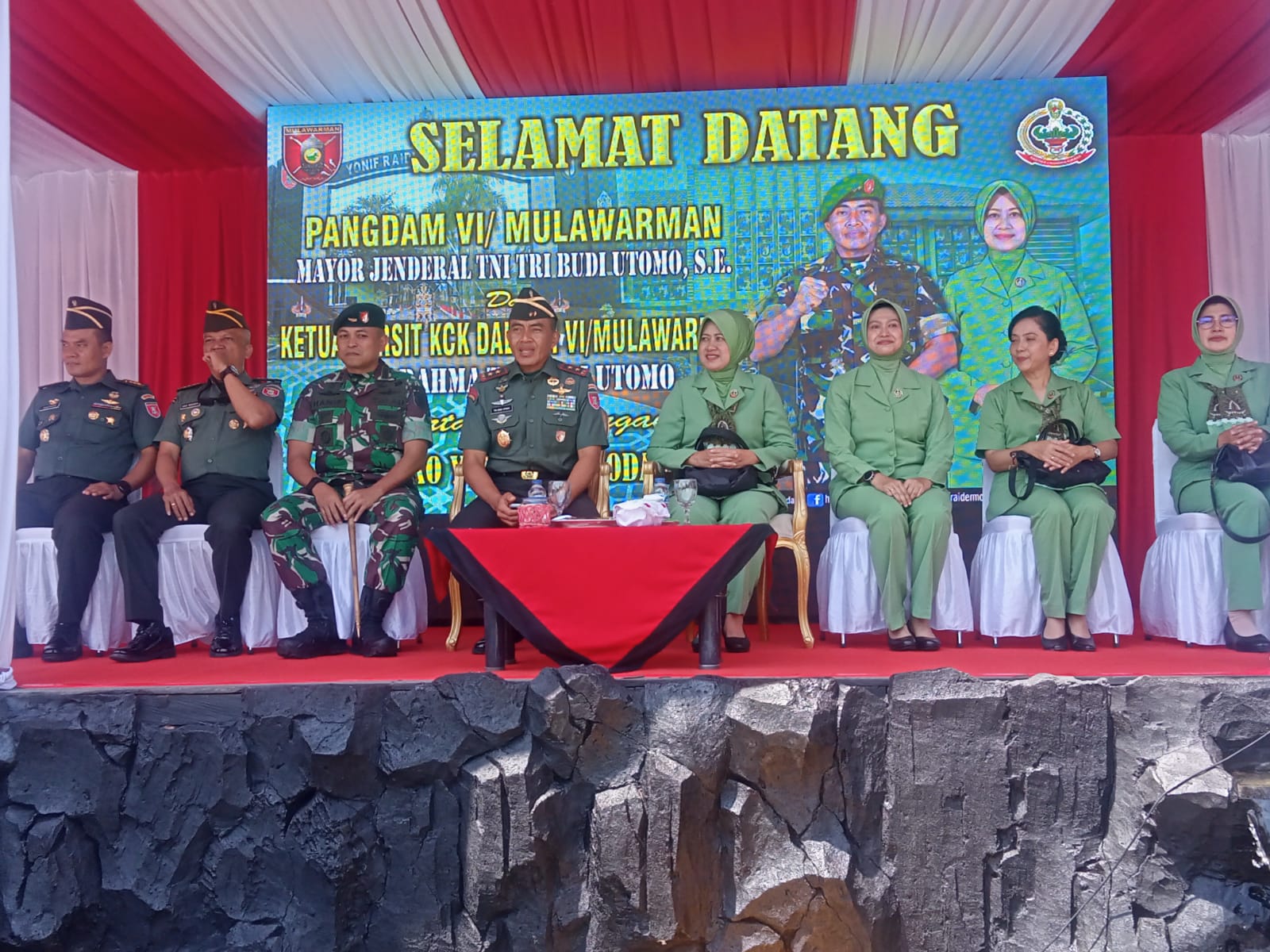 Pangdam VI/Mulawarman Kunker ke Yonif Raider 600/Modang, Tinjau Satuan Usai Tugas dari Papua