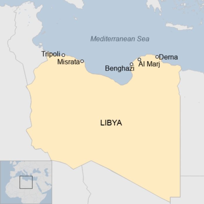 Peta Wilayah Libya. Foto: IST/Getty Images