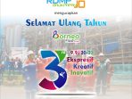 RDMP Balikpapan JO Turut mengucapkan Selamat Ulang Tahun Ke 3 BorneoFlash.com.