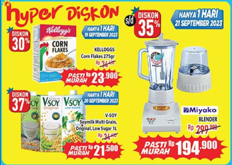 Hyper Diskon Hanya 1 Hari di tanggal 19 September 2023