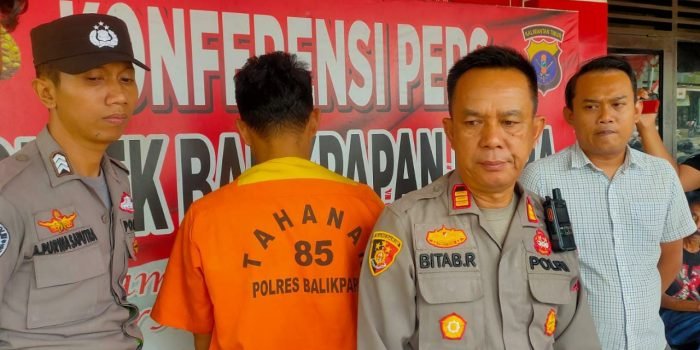 Tim gabungan Jatanras Polda Kaltim, Polresta Balikpapan, dan Polsek Balikpapan Utara berhasil meringkus pelaku pembunuhan rekannya, pada hari Senin (4/9/2023) lalu. Foto: BorneoFlash.com/Ist.