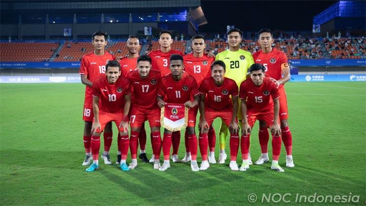 Timnas Indonesia U-24 dalam Asian Games 2023. Foto: NOC Indonesia/Naif Al'As