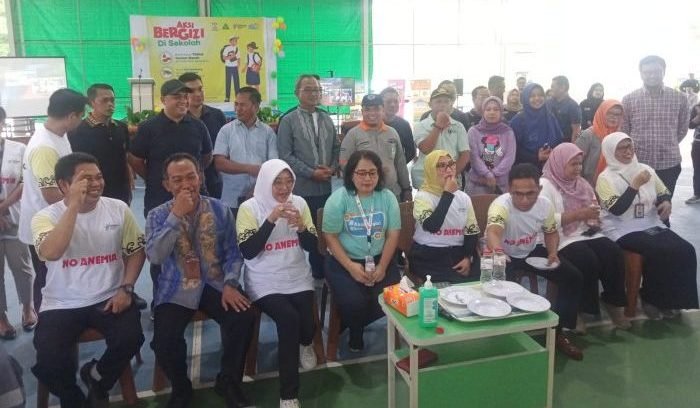 Kegiatan Aksi bergizi yang dipusatkan pada SMPIT Al Istiqamah Balikpapan, pada hari Jumat (6/10/2023). Foto: BorneoFlash.com/Niken Sulastri.