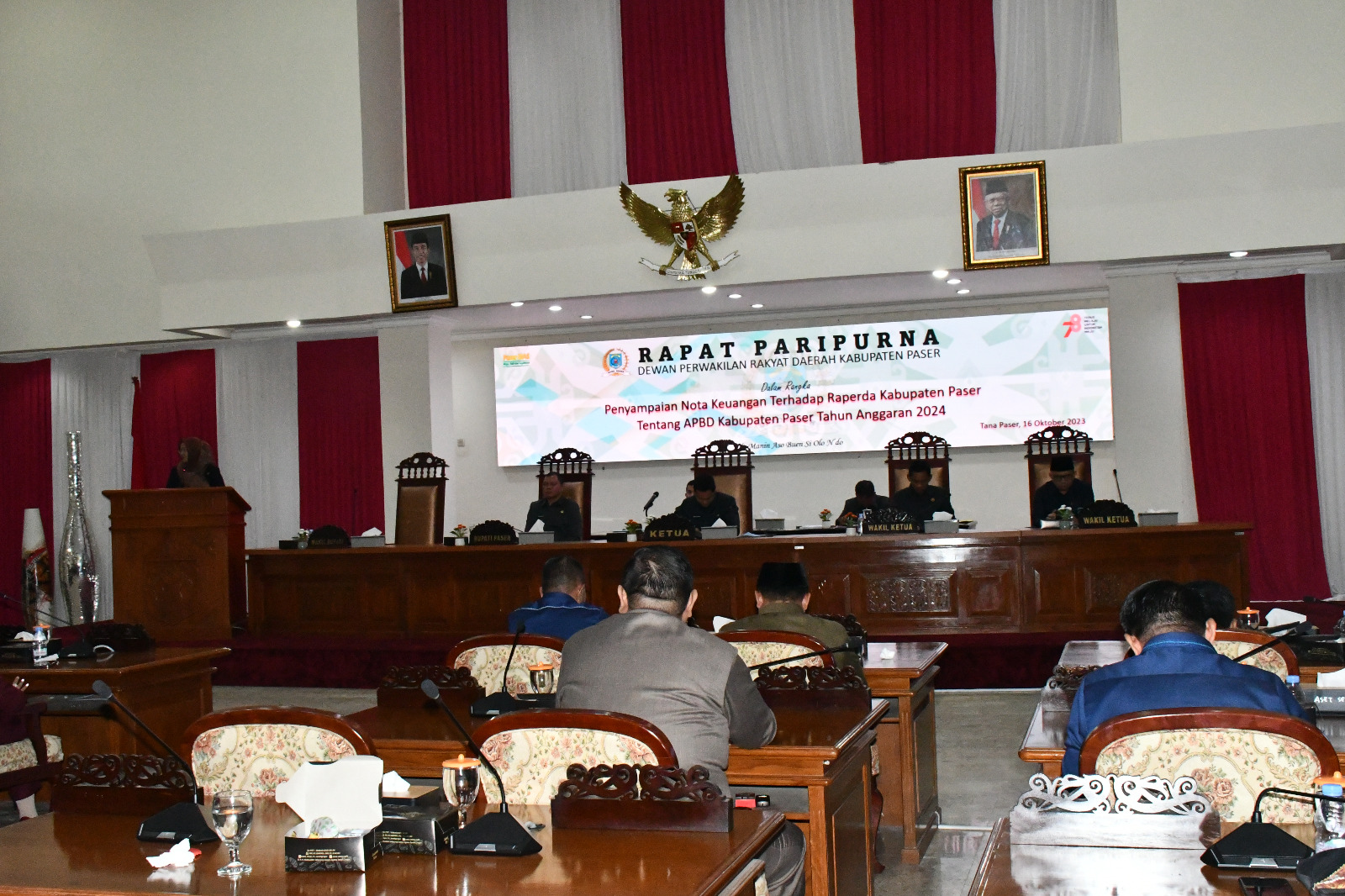 Fraksi Gerindra DPRD Paser Pertanyakan Peningkatan Pertumbuhan Ekonomi dan Belanja Modal Tahun 2024