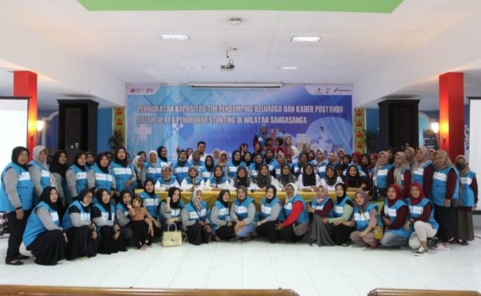 Pelatihan peningkatan kapasitas para kader Pos Pelayanan Terpadu (Posyandu) dan Tim Pendamping Keluarga (TPK) pada 7 September 2023 lalu. Foto: HO/Pertamina EP.