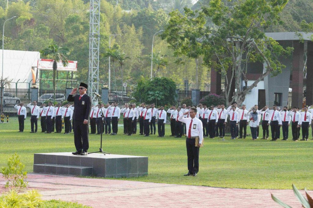 Pekerja Kilang Pertamina Unit Balikpapan Gelar Upacara  Peringati HSP ke-95