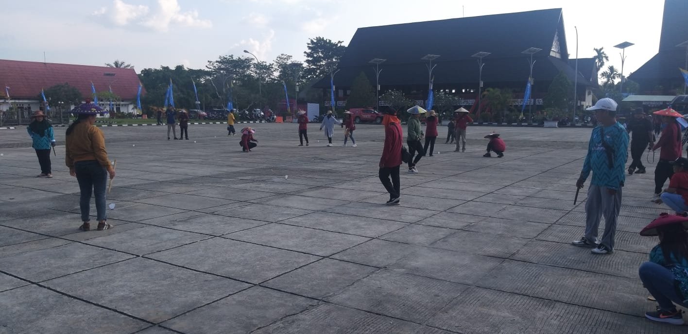 Lomba Tradisional Belogo di TBS Kubar, Ajak Masyarakat Bernostalgia Masa Kecil