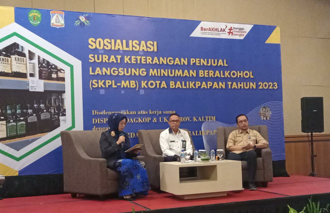 Disdag Kota Balikpapan Gelar Sosialisasi Surat Keterangan Penjual Langsung Minuman Beralkohol