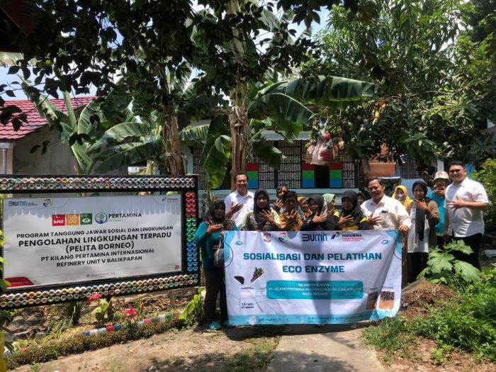 KPI Unit Balikpapan Sosialisasi dan Beri Pelatihan Pembuatan Eco-Enzyme di Baru Tengah