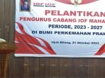 Pembentukan dan Pengukuhan DP IOF Pengcab Mahulu 2023-2027, Lantik Evodius Awang
