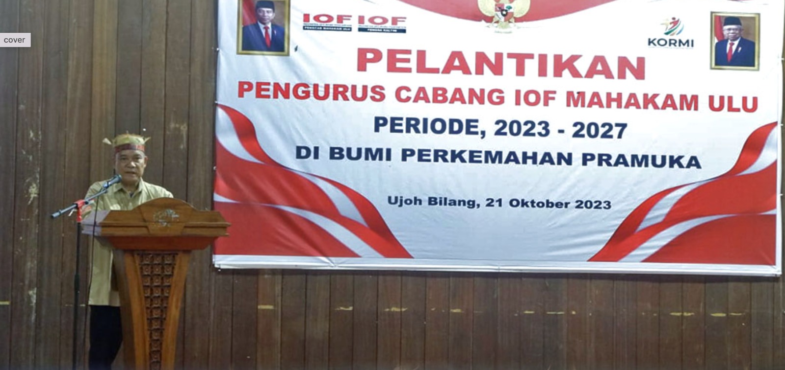 Pembentukan dan Pengukuhan DP IOF Pengcab Mahulu 2023-2027, Lantik Evodius Awang