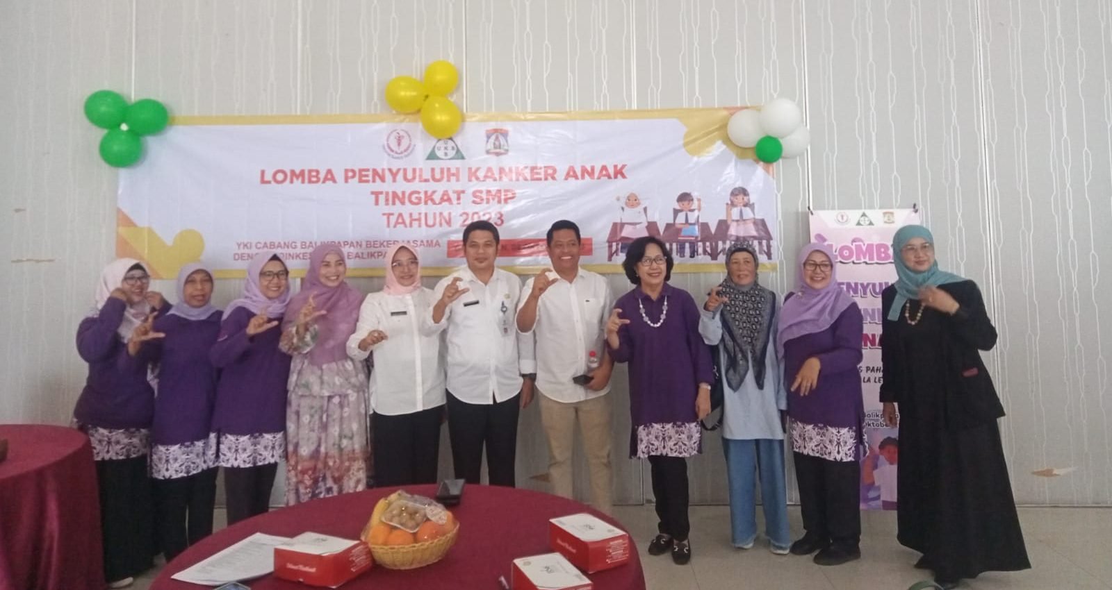 Yayasan Kanker Indonesia (YKI) Cabang Kota Balikpapan Berikan Penyuluhan Kanker pada Anak  di Jambore UKS, di Lantai 8 Gedung Parkir, pada hari Rabu (4/10/2023). Foto: BorneoFlash.com/Niken Sulastri.