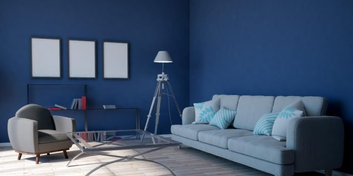 Warna Biru untuk Rumah Idaman menciptakan ketenangan dan memberikan kesan kekuatan