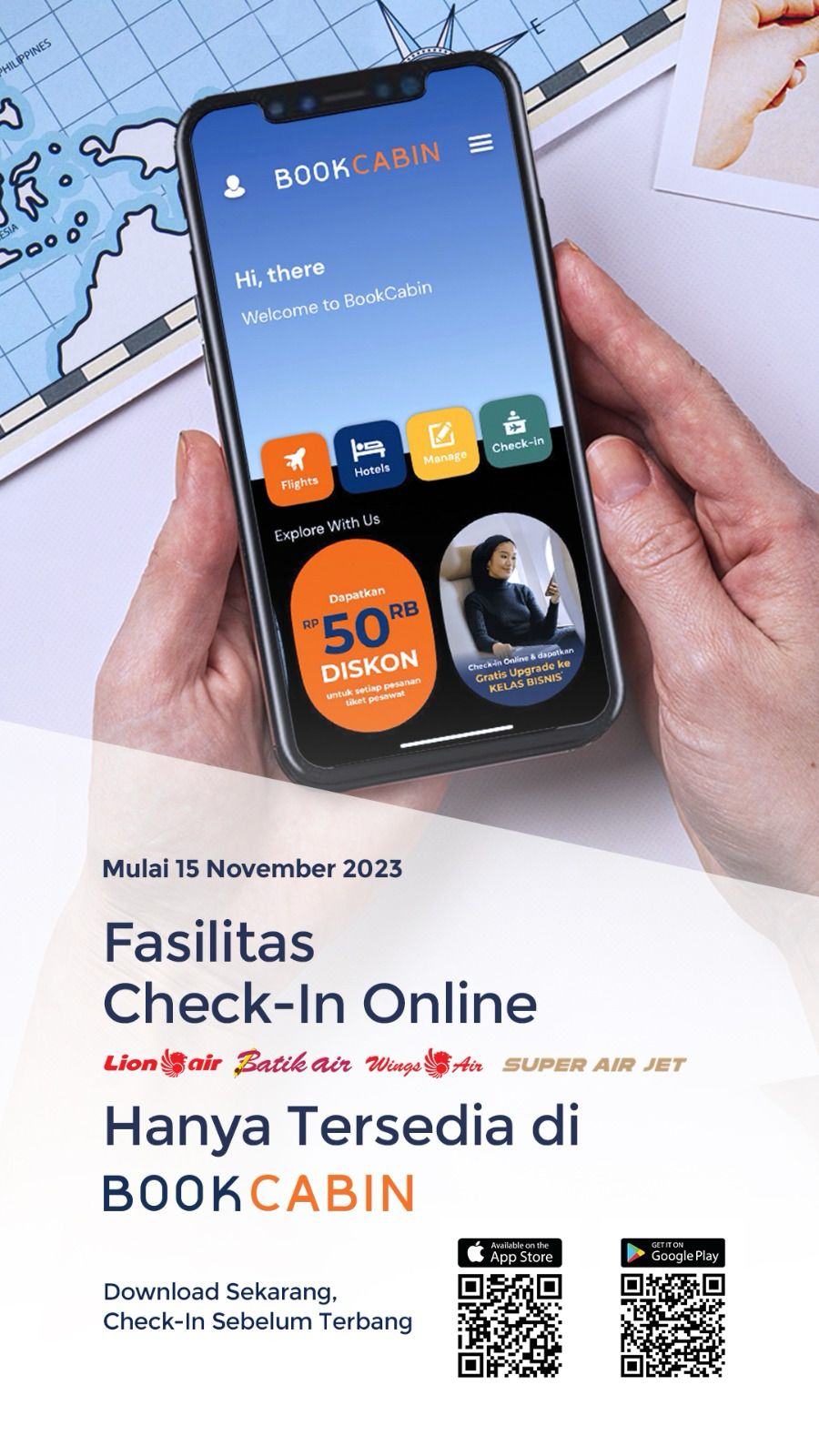 Terbang dengan Lion Group Semakin Mudah Melalui Aplikasi BookCabin