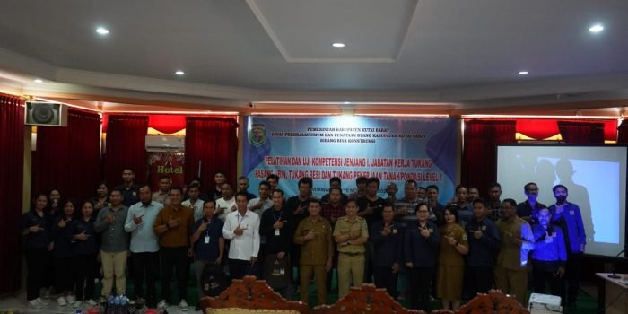 Pemkab Kubar Adakan Pelatihan dan Sertifikasi Tenaga Konstruksi Selama 4 Hari