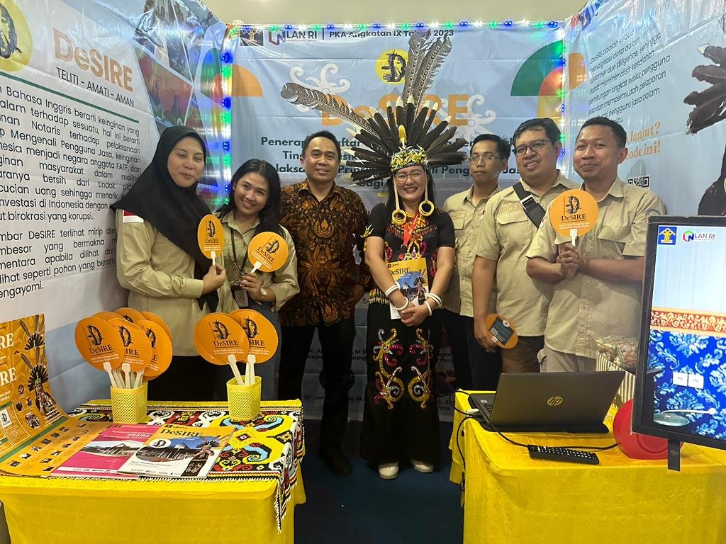 Pelatihan Kepemimpinan Administrasi Angkatan IX, Kabid Yankum Raih Penghargaan Pertama