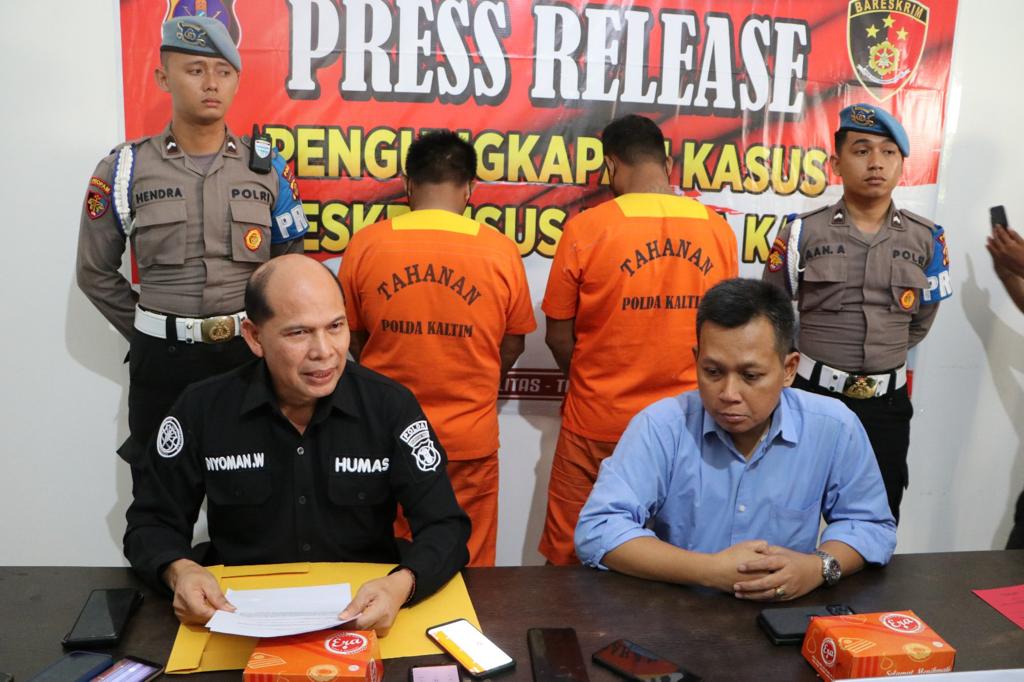 Konferensi Pers Polda Kaltim Atas Pengungkapan Kasus Penyalahgunaan BBM Bersubsidi